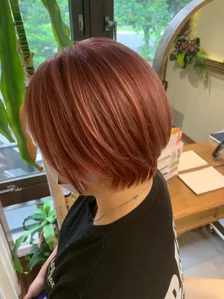 ショート カラー ハイライトカラーなら 川嶋宏旭 栄 矢場町のヘアスタイル