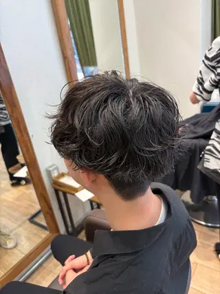パーマ メンズ メンズパーマ/メンズ カットモデル/颯大のヘアスタイル