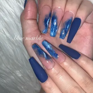 ロング LaLa Peach 崎原のネイルデザイン