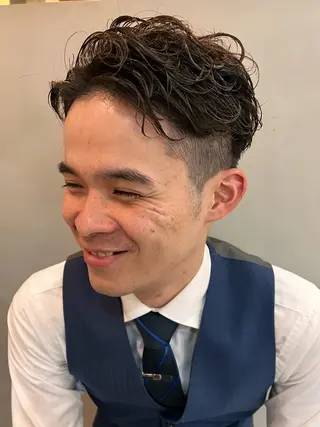 メンズ 透明感・艶感 小坂隼斗のヘアスタイル