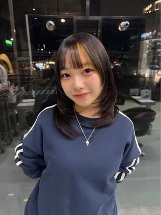 ミディアム ✨似合わせ特化美容師 WILL上村 拳吾のヘアスタイル