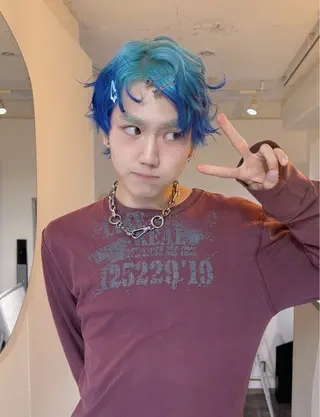 カラー メンズ カットモデル大募集 IDE AYANEのヘアスタイル