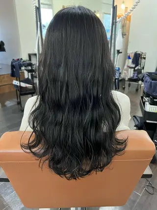 ロング カラー パーマ 名古屋駅/トップス タイリスト/大黒拓哉のヘアスタイル