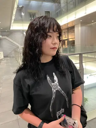 ミディアム 不破一輝/栄/矢場町 ボブ/レイヤー/艶髪のヘアスタイル