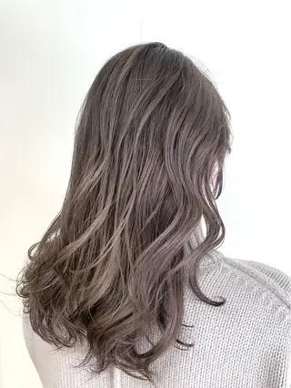 セミロング カラー メンズパーマ✨️村越 雄斗のヘアスタイル