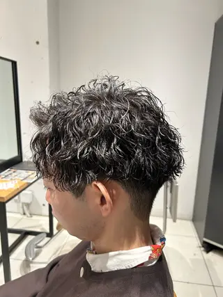 パーマ メンズ メンズパーマは私一択 佐藤有紀のヘアスタイル