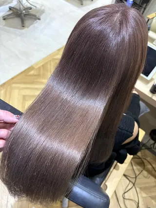 セミロング ✨髪質改善/顔周りカ ット/縮毛矯正✨三隅のヘアスタイル