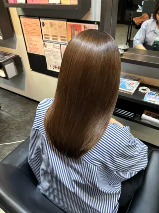 セミロング 下河 美友のヘアスタイル