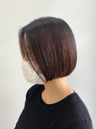 ショート カラー ヒラノホナミ 🫧透ける艶髪🫧のヘアスタイル