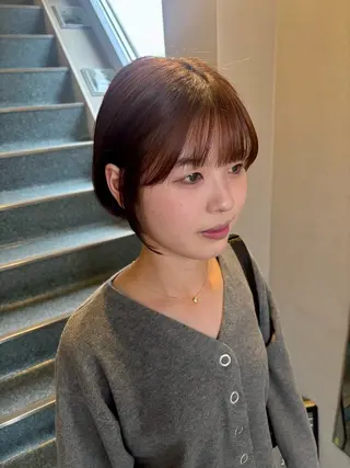 ショート 倉敷サロンドクロエ ꕀ井上恋夢ꕀのヘアスタイル