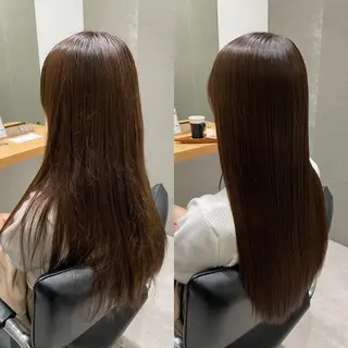セミロング 髪質改善ヘアケア 艶髪特化/上田のヘアスタイル