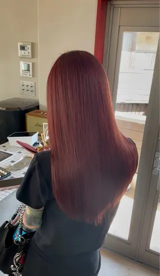 セミロング 中嶋 颯和のヘアスタイル