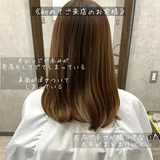 ミディアム カラー ヘアアレンジ 🌻あいり merci.🌻のヘアスタイル