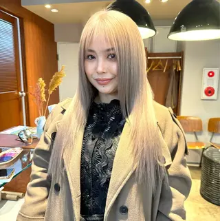 ロング カラー カラー特化/ブリーチ 梅田中崎町/あかりのヘアスタイル