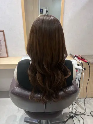 ロング Mao 🎀bob Oliveカラー🌿のヘアスタイル