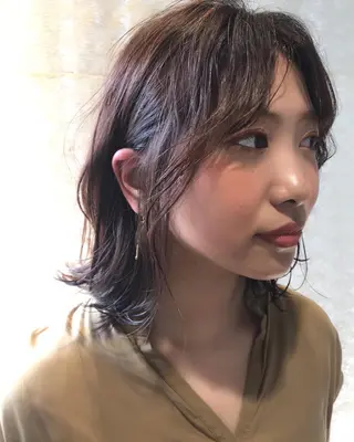 ミディアム ヒラヤマ ユウスケのヘアスタイル