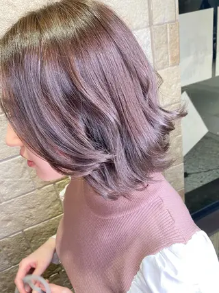 セミロング カラー ヘアアレンジ 鈴木 颯介のヘアスタイル
