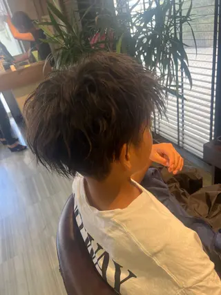 パーマ 【南草津】髪質改善 ヘナカラー＆縮毛矯正のヘアスタイル