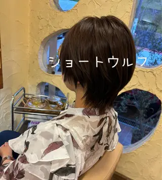 ショート 大鹿 数馬のヘアスタイル