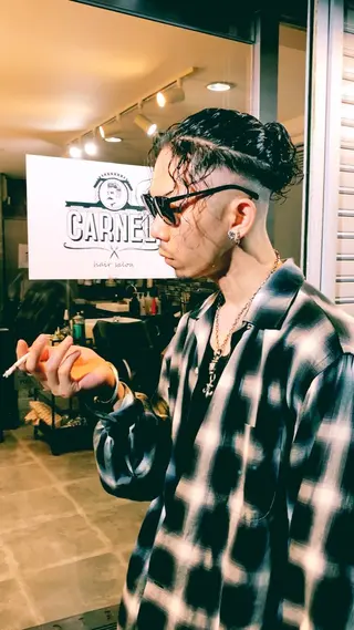 ミディアム メンズ専門CANEL かずまのヘアスタイル
