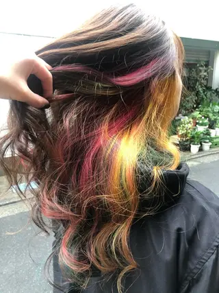 ロング カラー pep natsumiのヘアスタイル