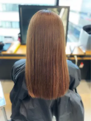 ロング カラー porto みなみのヘアスタイル