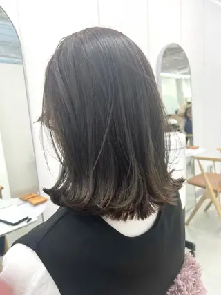 ミディアム 🌼花屋併設🌼 木下奈々望のヘアスタイル
