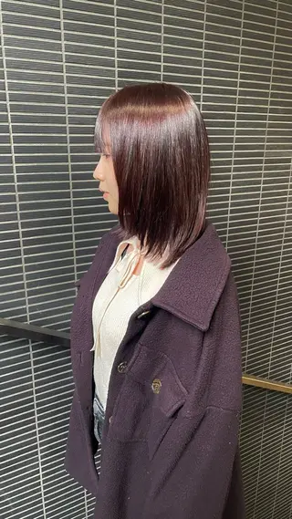 ミディアム カラー 葵🫧髪質改善/ つや髪✨梅田のヘアスタイル