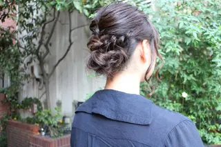 ヘアアレンジ クニモトハルナ ボブ/柔らかカラーのヘアスタイル