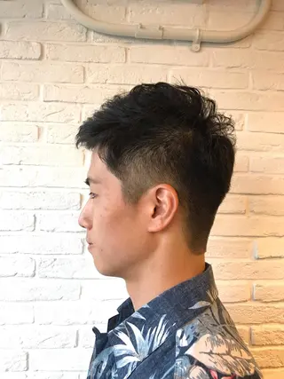 ショート パーマ メンズ 小川敏輝 OGWBarberのヘアスタイル