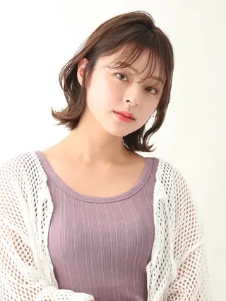 ミディアム 宮本 琴音のヘアスタイル
