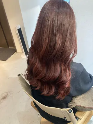 ロング ✨色持ちの良い艶 カラー✨蟹江真世のヘアスタイル