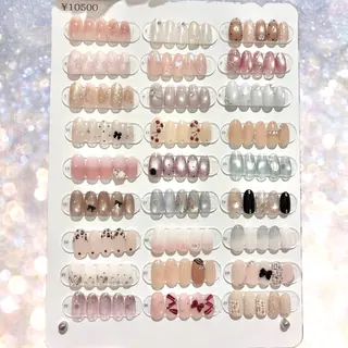 ネイル mofie🤍ユミ/ 恵比寿/パラジェルのネイルデザイン