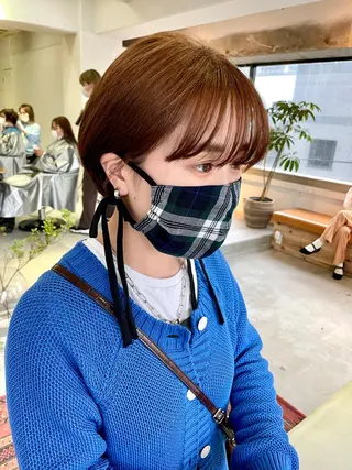 ショート カラー ショート・ボブ 徳竹淳一のヘアスタイル