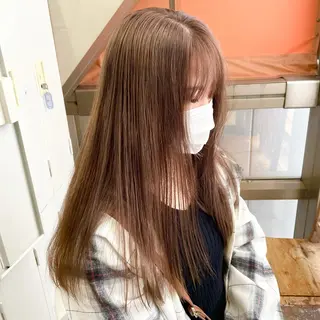 ロング カラー ゆう🫧 透明感/ハイトーンのヘアスタイル