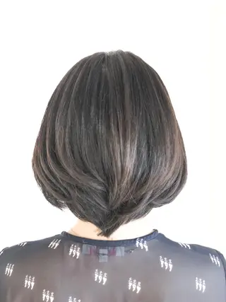 ショート カラー レイヤー×ヘッドスパ *保田遥*のヘアスタイル