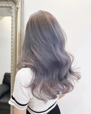 ロング カラー ANKH CROSS 🦋mako🦋のヘアスタイル