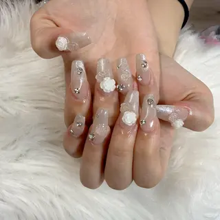 ネイル 🎀nana🫧 ワンホンネイル🎀のネイルデザイン