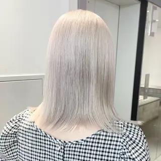 ミディアム レイヤー×グレージュ /ピンク🩷mioのヘアスタイル