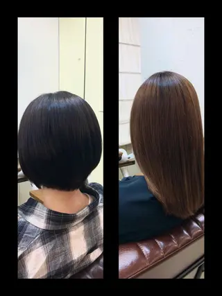 髪質改善個室サロン' 白髪ぼかし・縮毛矯正のヘアスタイル
