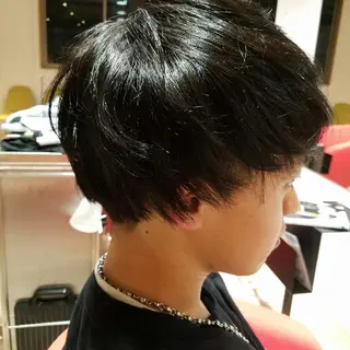 ショート メンズ カラー 田中 光のヘアスタイル