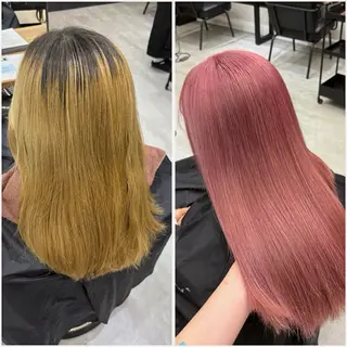 カラー SHUNTA✨ NEXT/ブリーチのヘアスタイル