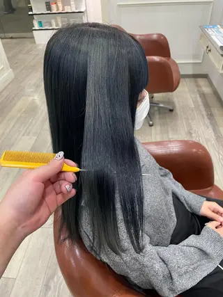 カラー 緑区/艶髪 🦋柿下のヘアスタイル