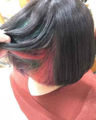 ミディアム カラー Snaly カラー特化ページのヘアスタイル