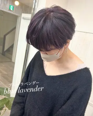 ショート ☀️透明感color KURO☀️のヘアスタイル