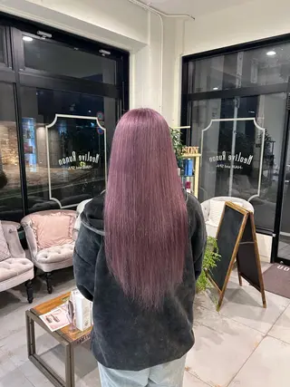 ロング カラー 🫐 キナリ🫐のヘアスタイル