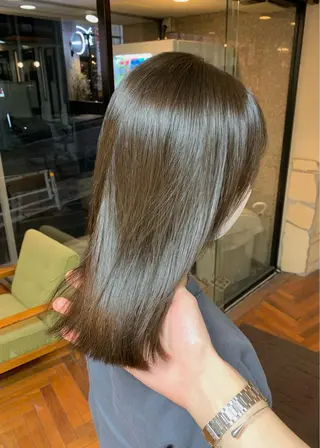 ミディアム カラー 矢野 晃平のヘアスタイル
