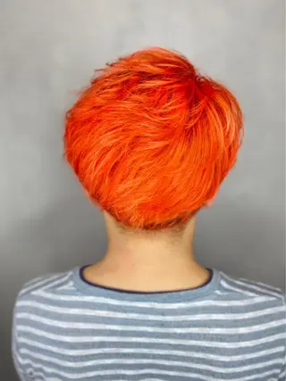 ショート カラー メンズ BROCANTE立川 karasawa.nのヘアスタイル