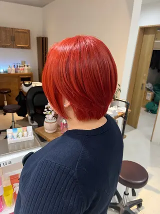 ショート カラー 🫧ボブ/艶髪カラー 伊原修子のヘアスタイル
