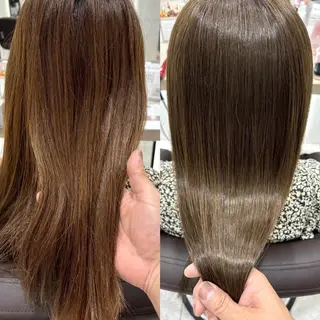 ロング EIGHT plum TOKIOリミテッドのヘアスタイル